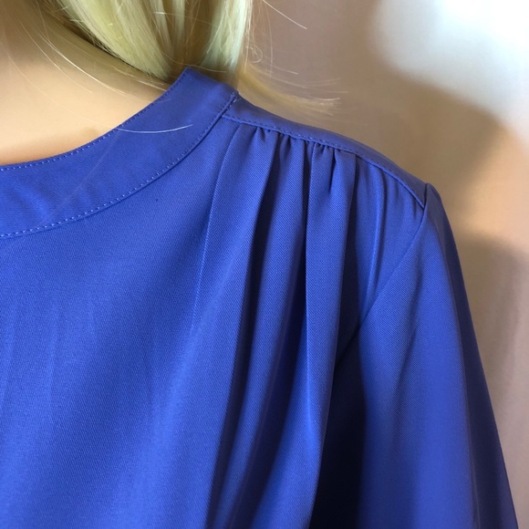 NWT LOFT Periwinkle Shirtdress MP - Picture 3 of 4